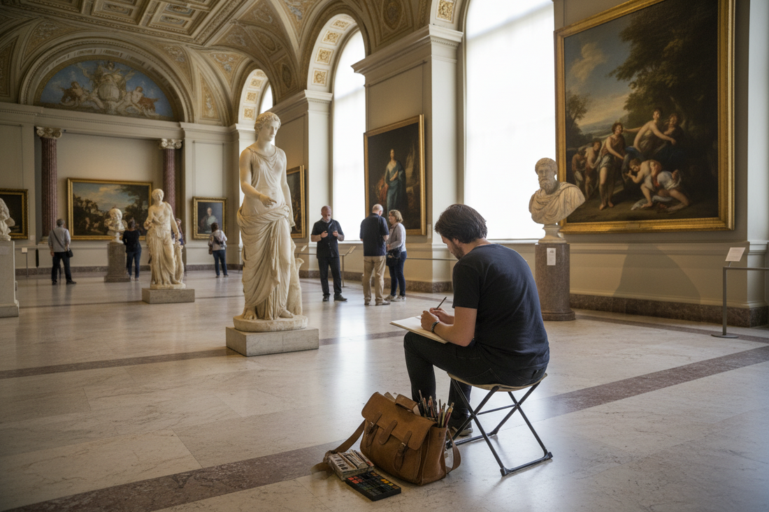 Sketching in Public: The Ultimate Guide to Drawing in Museums & Galleries