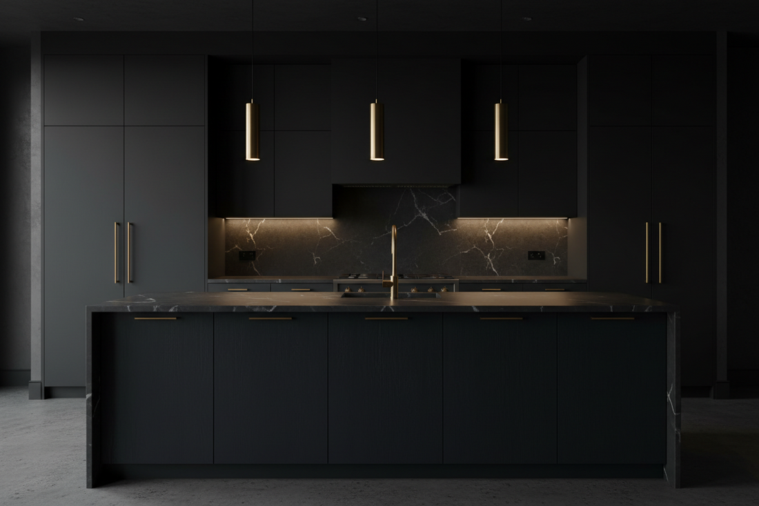 Sleek & Sophisticated: Dark Kitchen Design Tips
