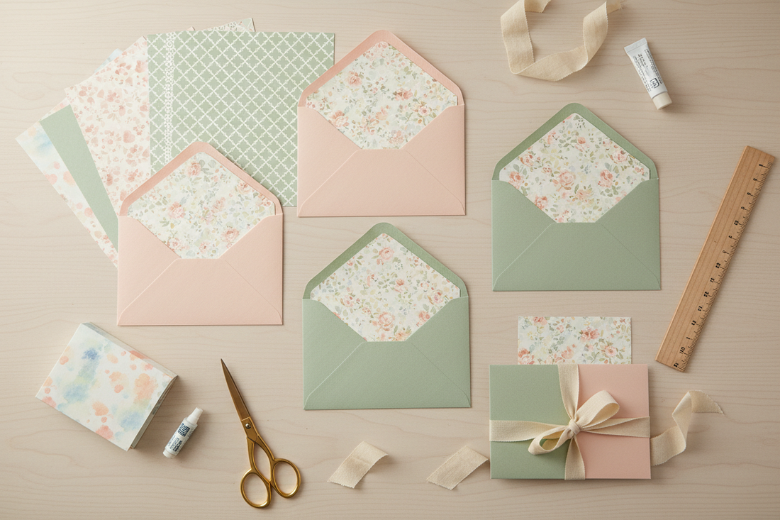 Snail Mail Style: DIY Envelope Liners for Personalized Invitations