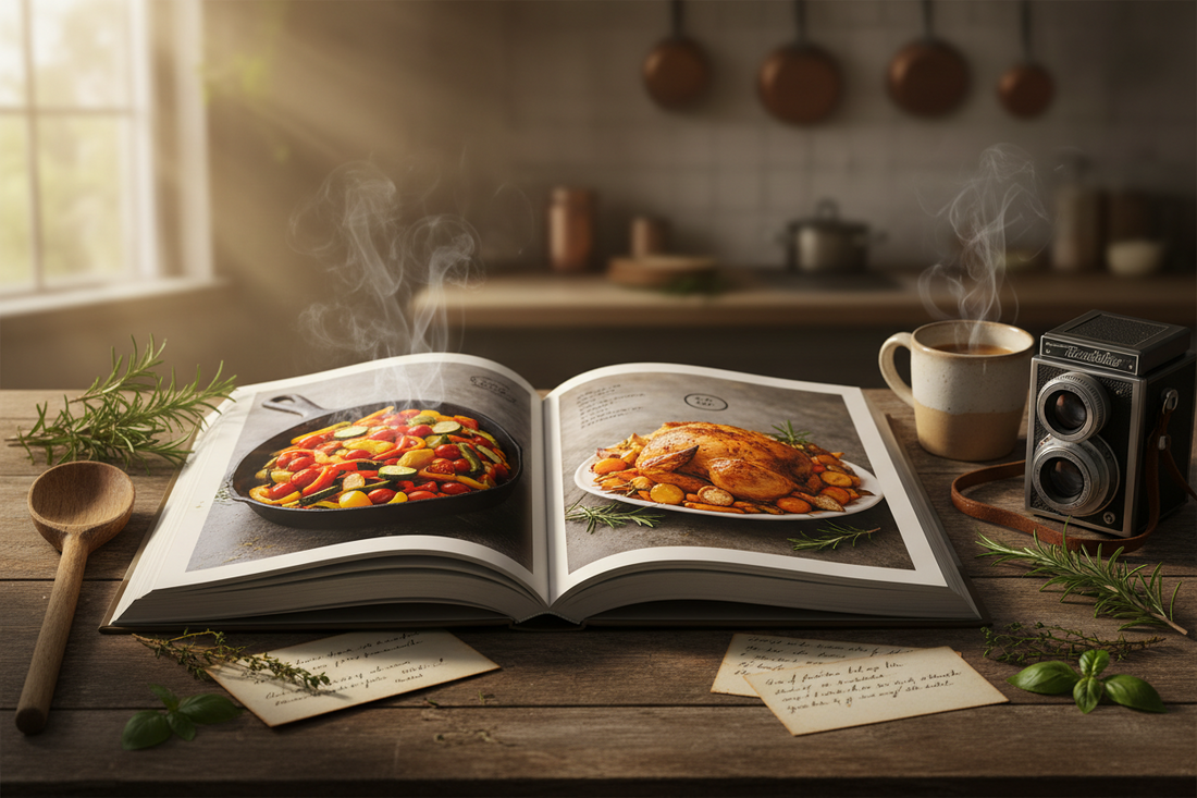 Snap, Sizzle, Share: Cooking Up Memories in a Recipe Photo Book