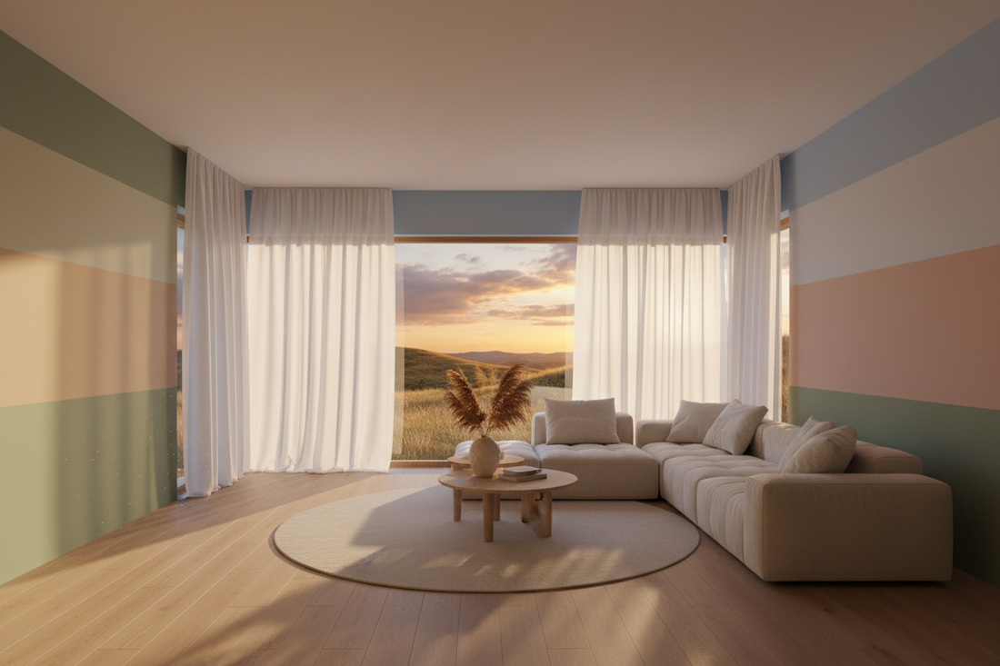 Soothing Tones, Magnificent Vistas: Soft Wall Shades That Transform Spaces