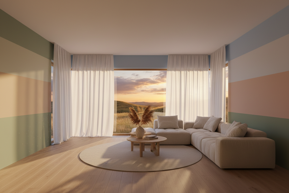 Soothing Tones, Magnificent Vistas: Soft Wall Shades That Transform Spaces