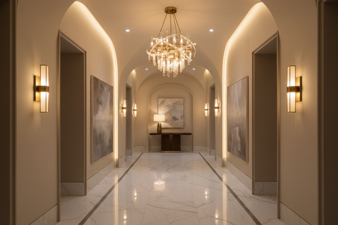 Sophisticated Illumination Concepts for Your Entrance Corridor