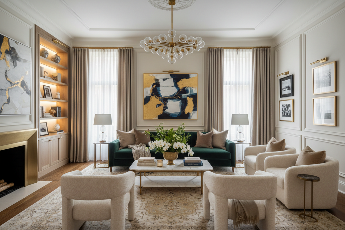 Sophisticated Living Room Interiors: Crafting Extraordinary Spaces for Refined Lifestyles