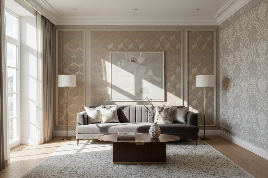 Sophisticated Textured Wallpaper Concepts: Transforming Residential Spaces Through Dimensional Design