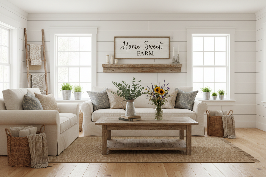 Sow Much Style, Harvest Plenty Smiles: The Art of Farmhouse Decor