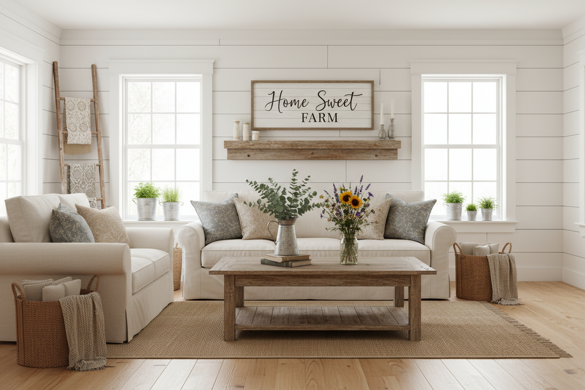 Sow Much Style, Harvest Plenty Smiles: The Art of Farmhouse Decor