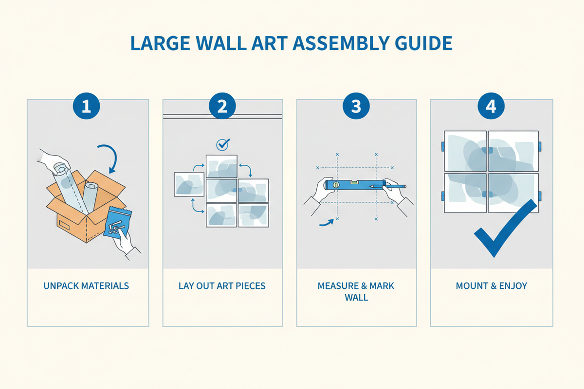 Step-by-Step Guide to Assembling Your Large Wall Art