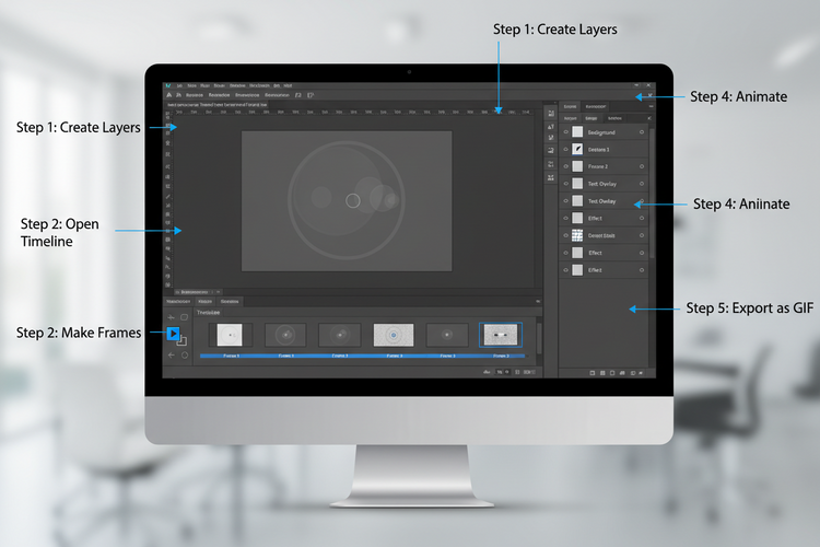Tutorial Gif Picture Step-by-Step Guide to Creating Animated GIFs in Photoshop – Wallpics