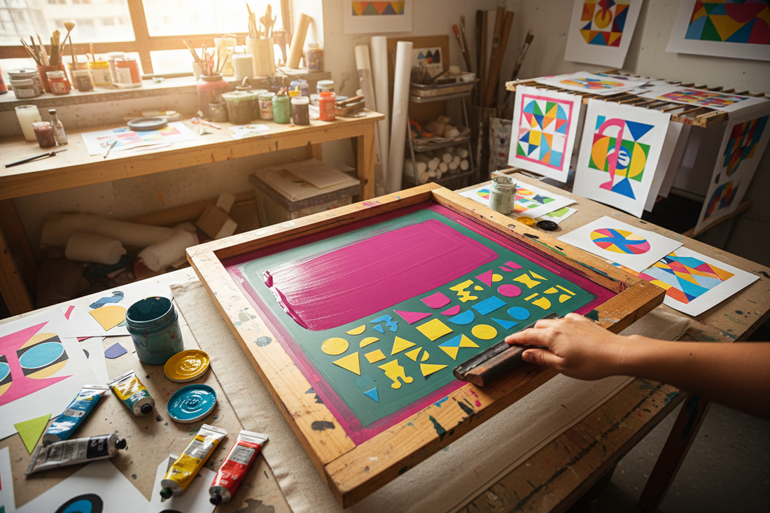 Step Up Your Art Game: A Complete Guide to Screen Printing with Paper Stencils