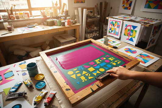 Step Up Your Art Game: A Complete Guide to Screen Printing with Paper Stencils