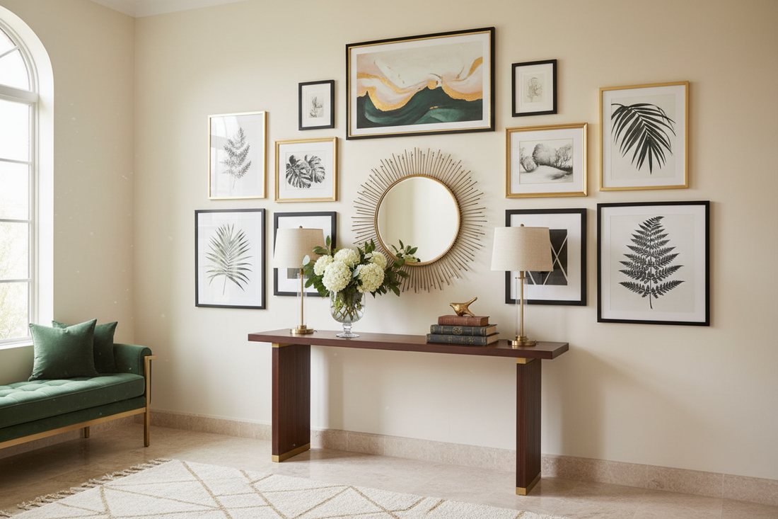Stylish Foyer Wall Art Concepts for a Memorable First Impression