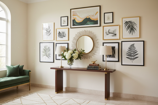 Stylish Foyer Wall Art Concepts for a Memorable First Impression