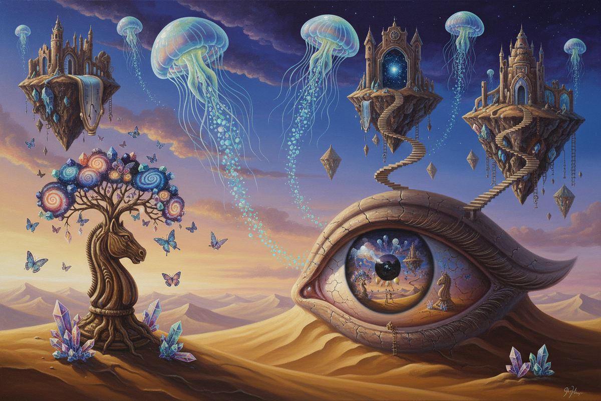 Surrealist Canvas Art: Exploring the World of Dreams and Fantasy
