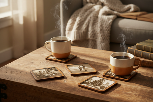 Take a Walk Down Memory Lane with Photo Coasters