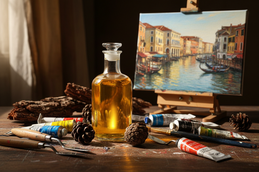 The Art of Handling Larch Venice Turpentine: A Resin for Brilliant Oil Paintings