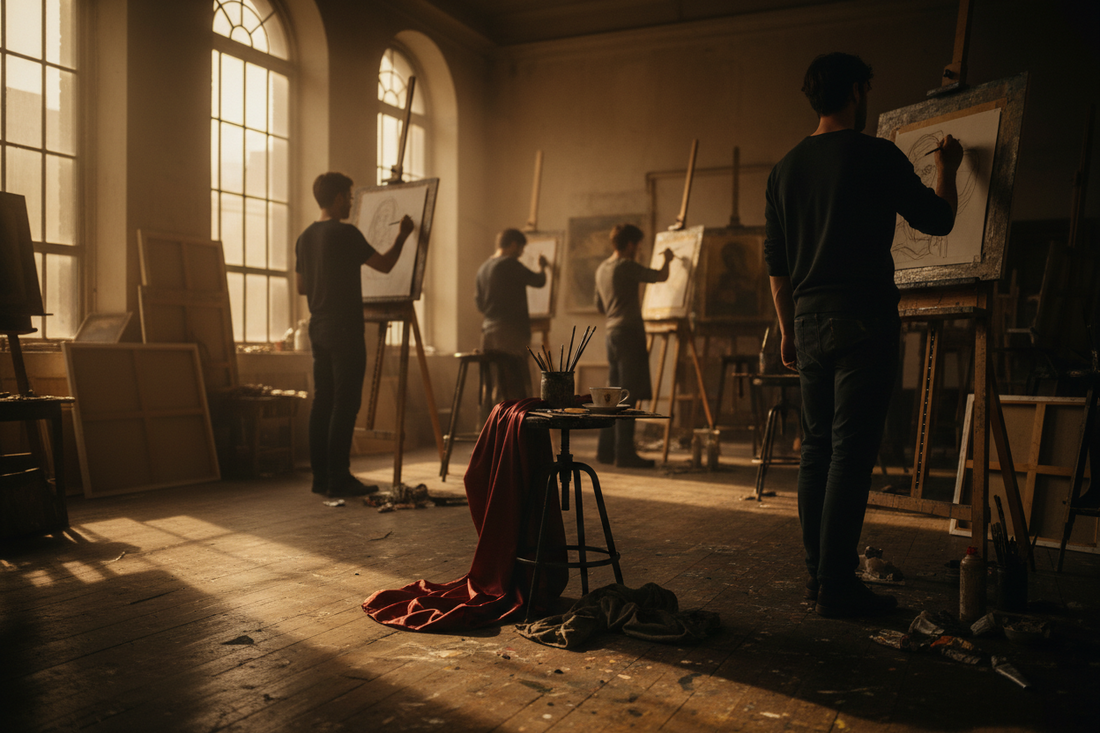 The Art of Modeling: Dominic Blake’s Experience on the Other Side of the Canvas