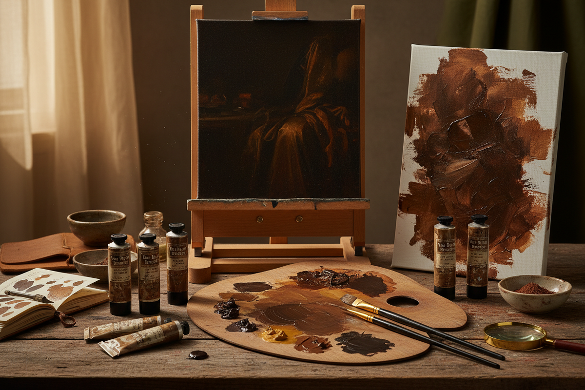 The Artist’s Guide to Van Dyck Brown: From Classical Depths to Contemporary Uses