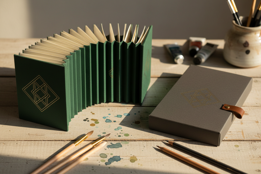 The Artist’s Secret Weapon: Concertina Sketchbooks with Slipcases Explained