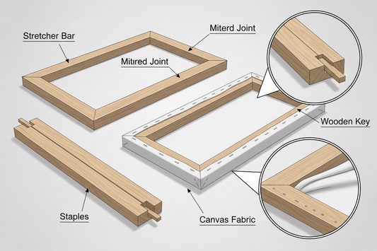 The Backbone of Every Canvas: Understanding and Using Stretcher Bars Effectively