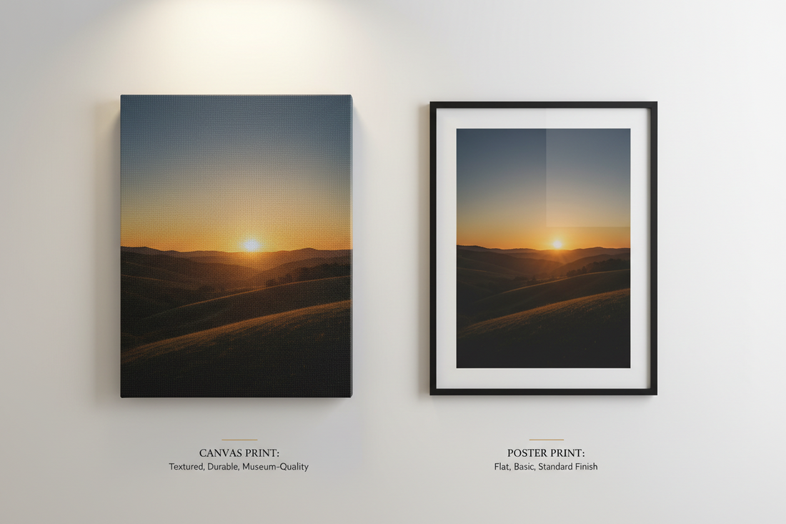 The Benefits of Canvas Printing over Traditional Poster Printing