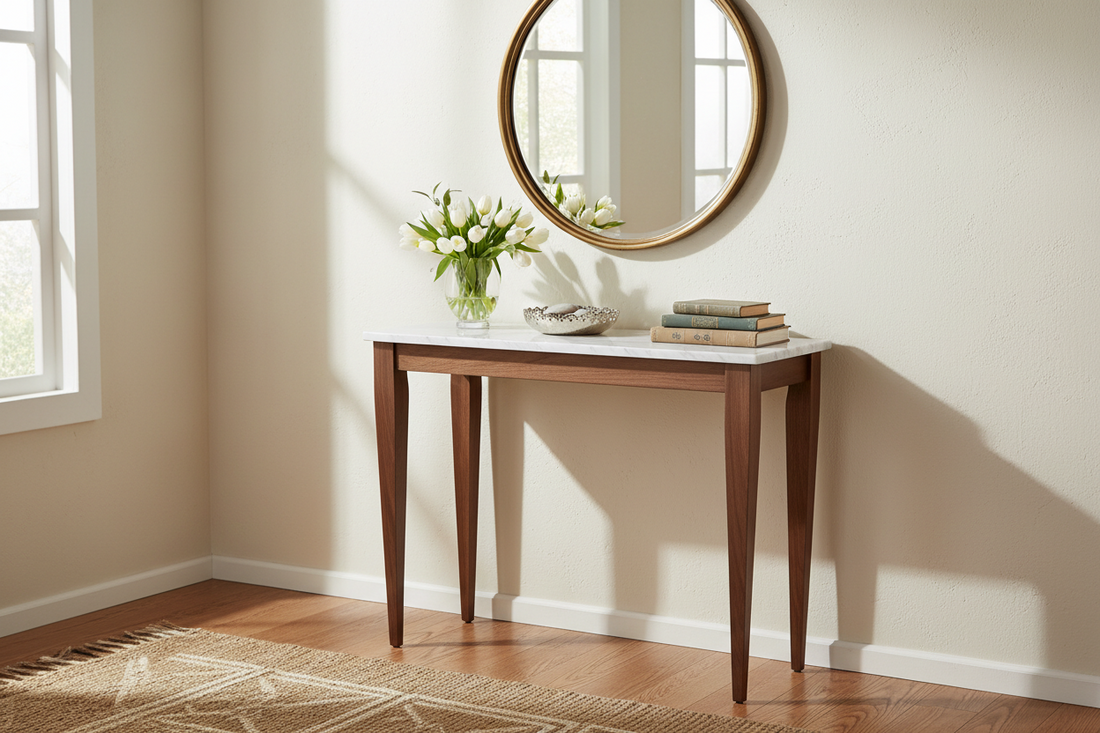 The Console Table as Compact Elegance and Everyday Grace