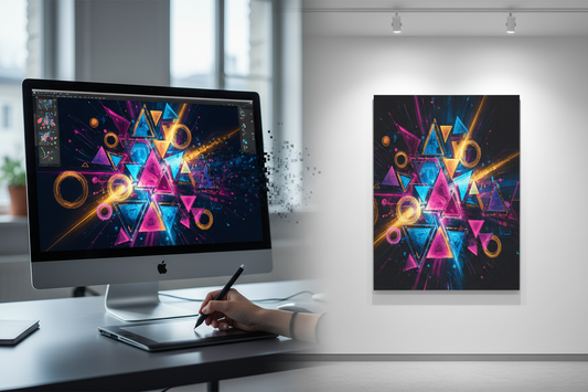 The Influence of Digital Art on Modern Canvas Prints