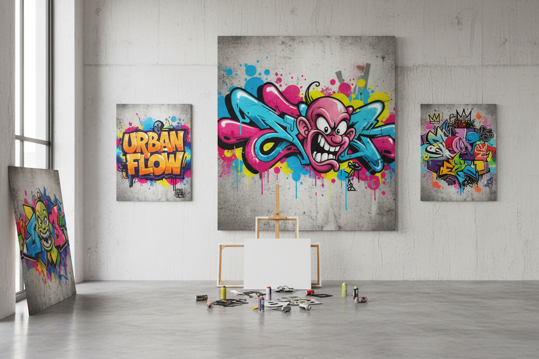 The Intersection of Street Art and Canvas Prints: Bringing Urban Graffiti Indoors