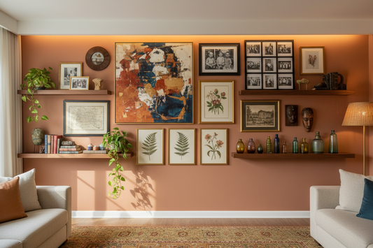 The Living Room Wall as a Canvas of Identity and Atmosphere