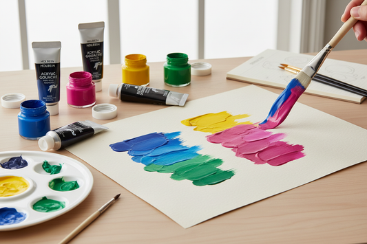The Magic of Holbein Acrylic: Unmatched Smoothness and Vibrancy in Acrylic Gouache