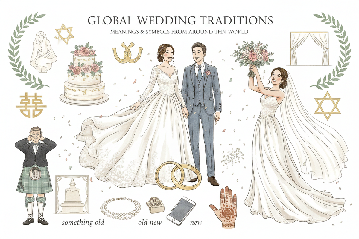 The Meaning Behind 22 Popular Wedding Traditions