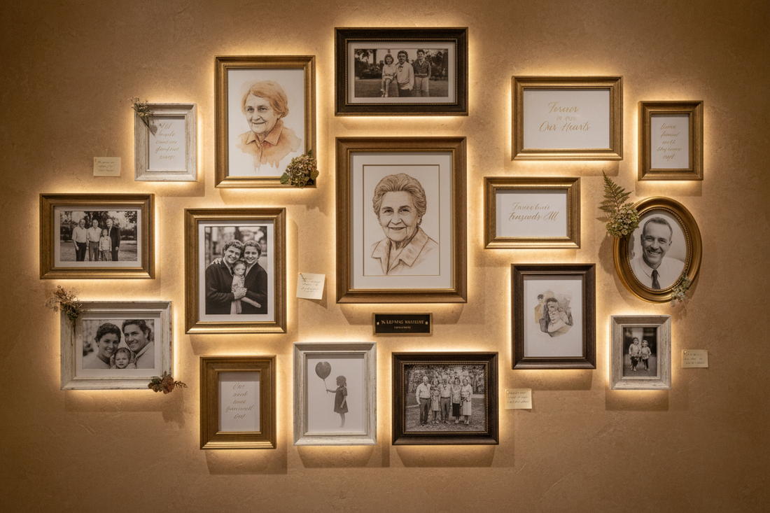 The Memory Wall: Honoring Loved Ones Through Artistic Tribute Prints