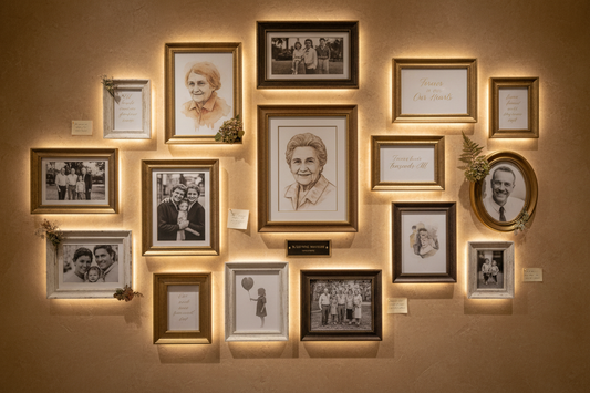 The Memory Wall: Honoring Loved Ones Through Artistic Tribute Prints