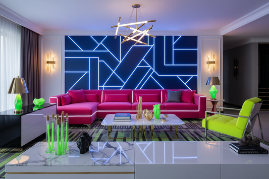 The Neon Renaissance: 2025’s Daring Color Revolution in Home Interiors