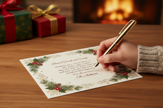 The Perfect Christmas Card Signature: Step-by-Step Tips