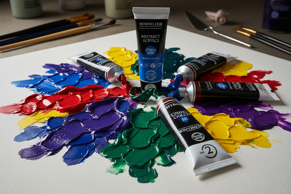 The Power of Sennelier Abstract Acrylic Colours: Rich Pigments for Every Artist