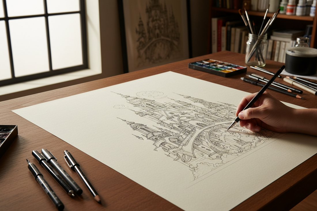 The Power of Strathmore 500 in Simon Williams' SBA’s Art: A Perfect Match for Illustration