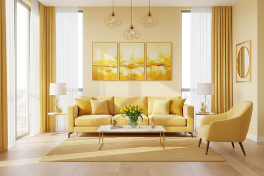 The Radiance of Yellow in the Living Room