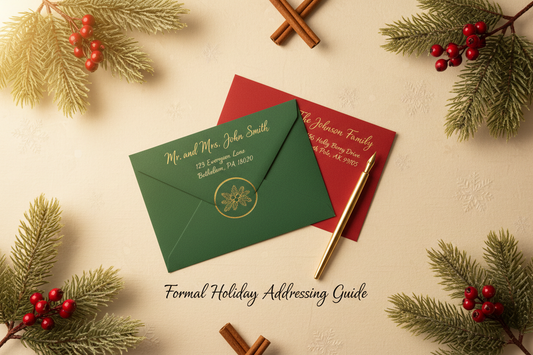 The Right Way to Address Christmas Cards