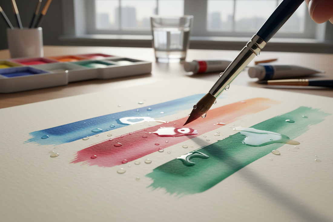 The Secret to Perfect Brush Strokes: Understanding the Role of Water in Round Brushes