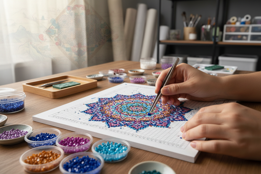 The Sparkling Origins and Therapeutic Allure of Diamond Painting