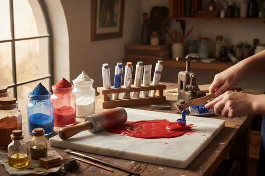 The Story Behind Michael Harding’s Handmade Artists Colours: Quality You Can Trust