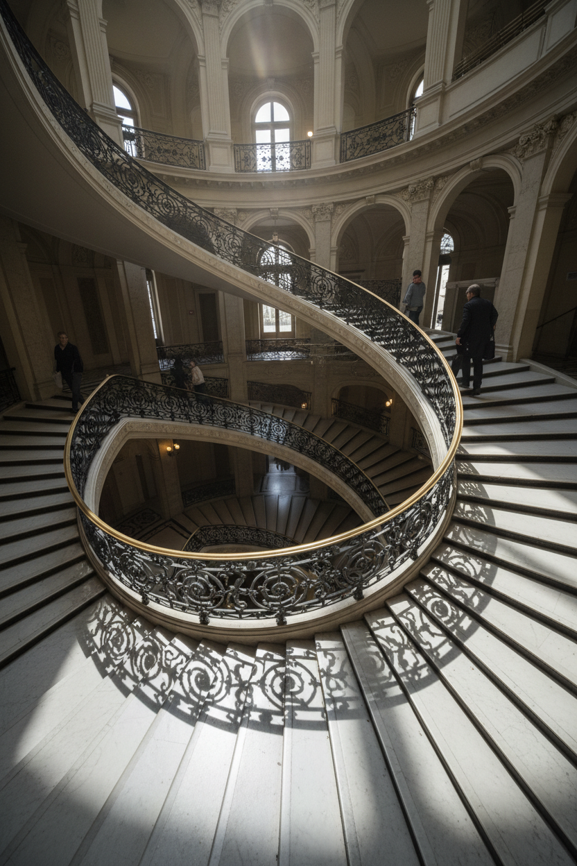 The Symbolism and Presence of the Open-Well Staircase