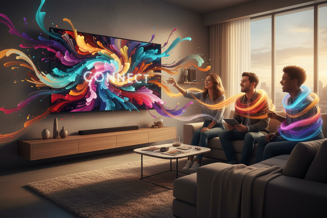 The Television as Canvas and Connection