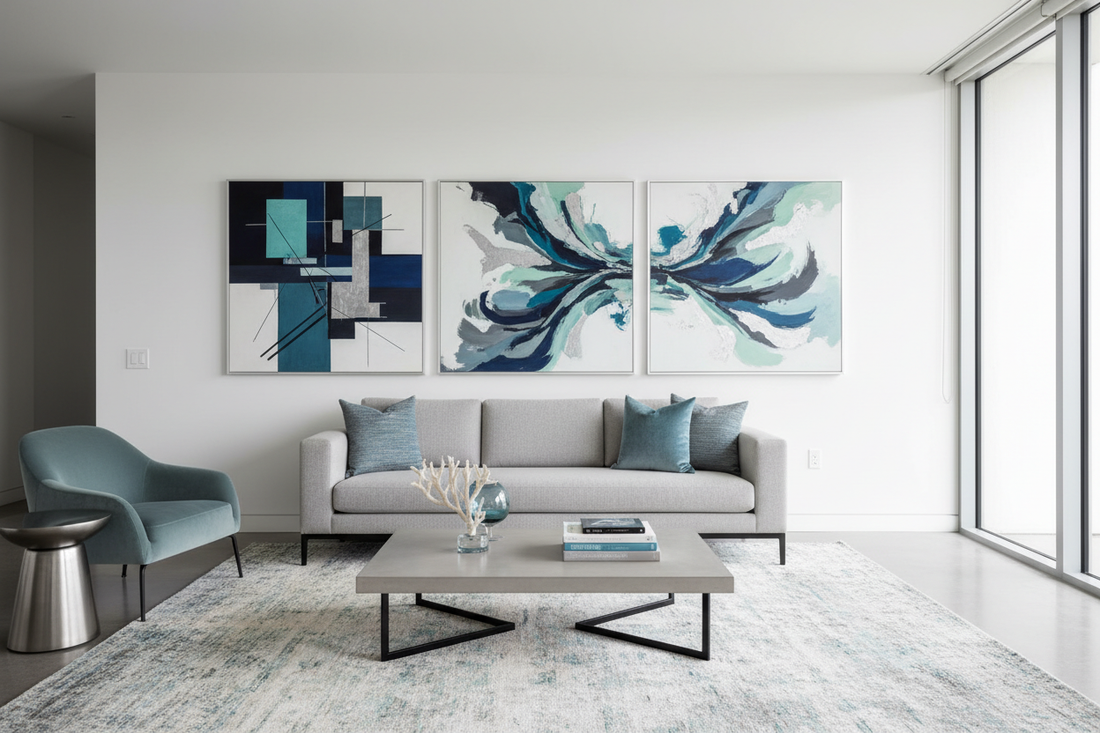 The Ultimate Guide to Cool-Hued Wall Art for Modern Interiors