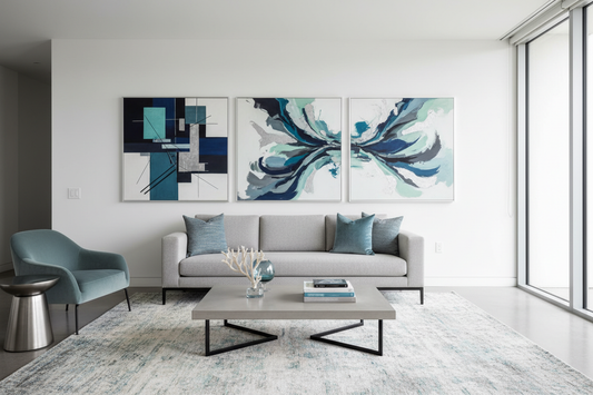 The Ultimate Guide to Cool-Hued Wall Art for Modern Interiors
