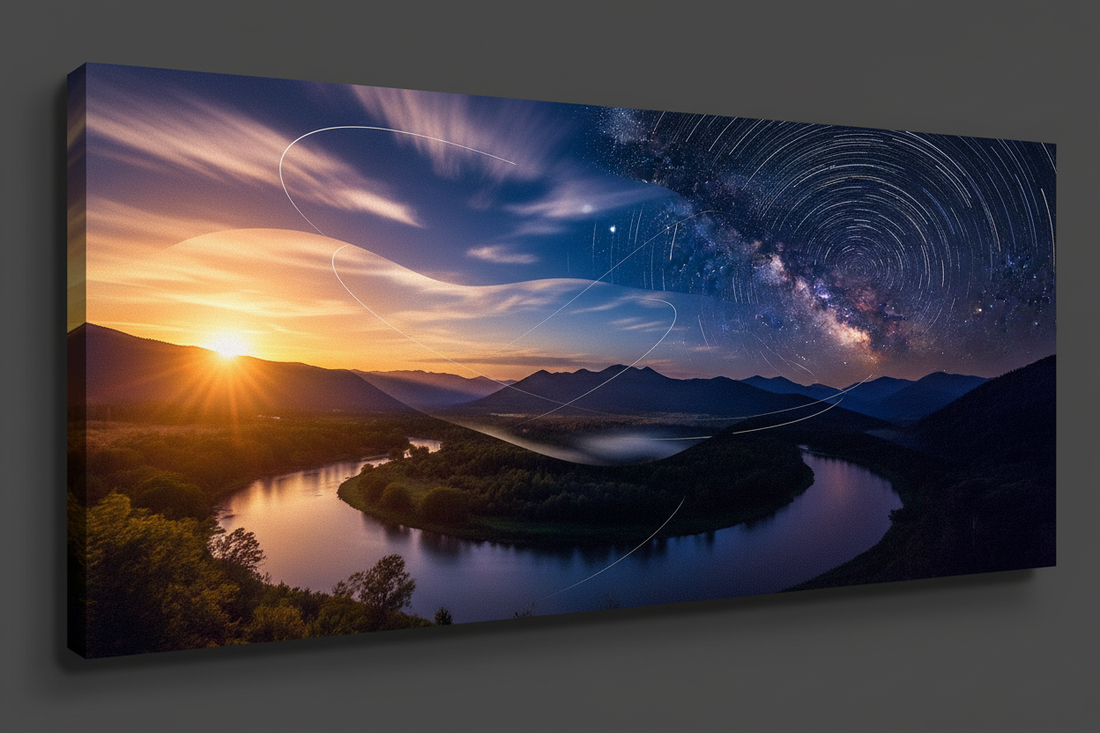 Time-Lapse Photography on Canvas: Capturing the Passage of Time