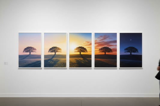 Time-Lapse Series on Canvas: Capturing the Passage of Time