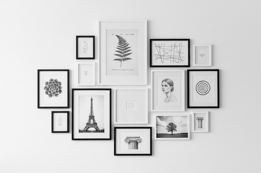 Timeless Black and White Framed Art Ideas