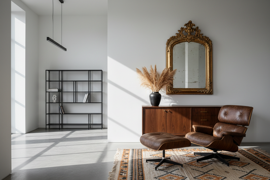 Timeless Contrast: Merging Vintage Allure with Modern Minimalism in 2025